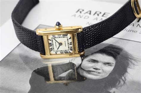 jackie kennedy cartier tank.